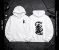 WHITE High-performance HOODIES - with sublimation printing | Professional printing for MEN