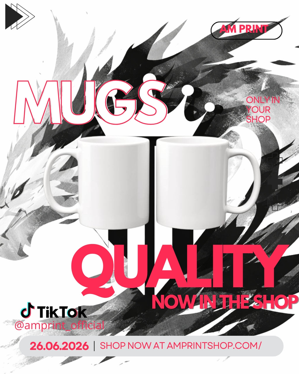 Personalized Mugs. High quality. Available in different designs.