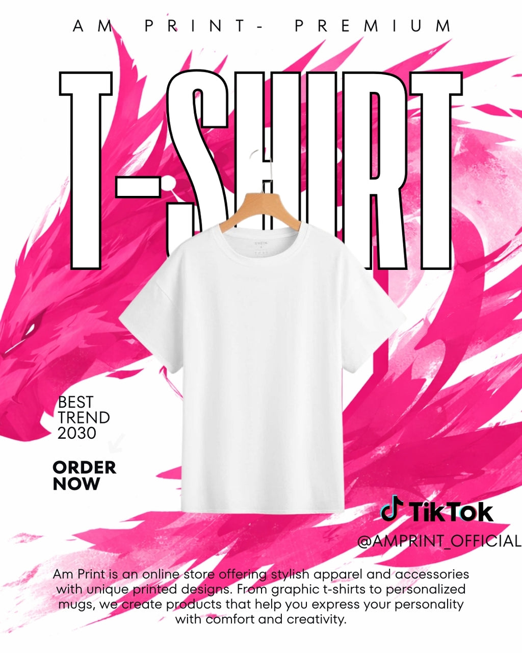 T-Shirt WHITE High-performance T-Shirt with sublimation printing | Professional printing for WOMAN