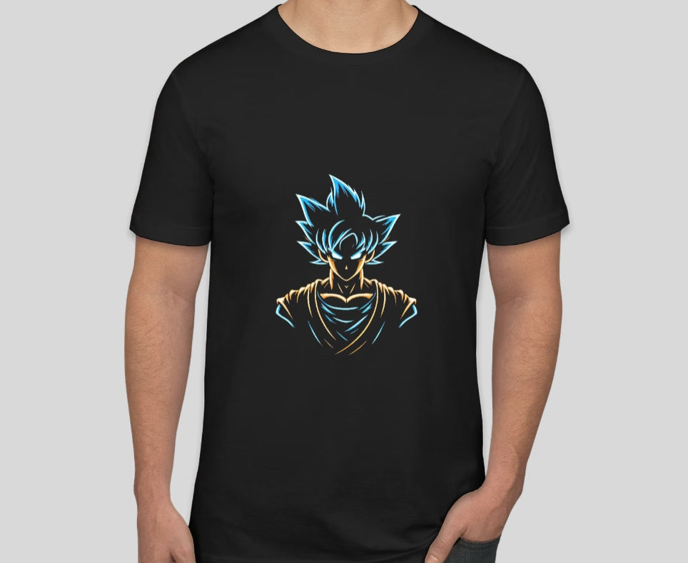 Anime Dragon Ball T-Shirt Cotton Short Sleeve Loose Large Casual Sports Fitness T-Shirt Men's