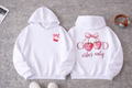 WONDERFUL HOODIES WHITE  High-performance with sublimation printing | Professional printing for WOMAN